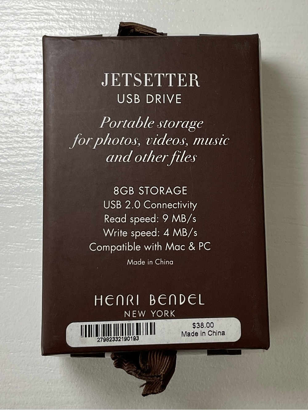 Henri Bendel Rare Collectible Gold Jetsetter Padlock USB Drive - Picture 3 of 8